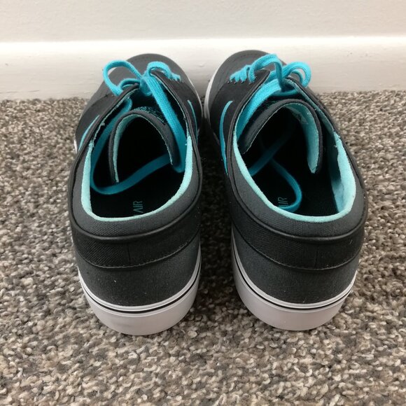Nike Zoom Stefan Janoski Shoes Mens 9 Anthrocite Gamma Blue 615957-040